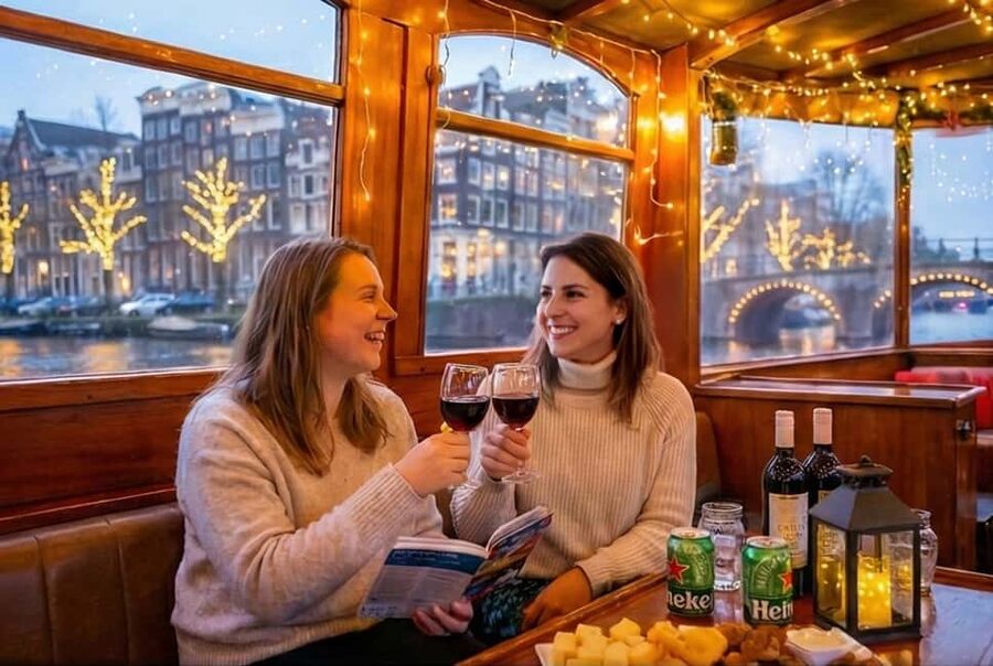 Amsterdam:1.5-Hour Canal Cruise local Guide, Drinks & Snacks - Drinks and Dutch Snacks Onboard: What Included Means for Value