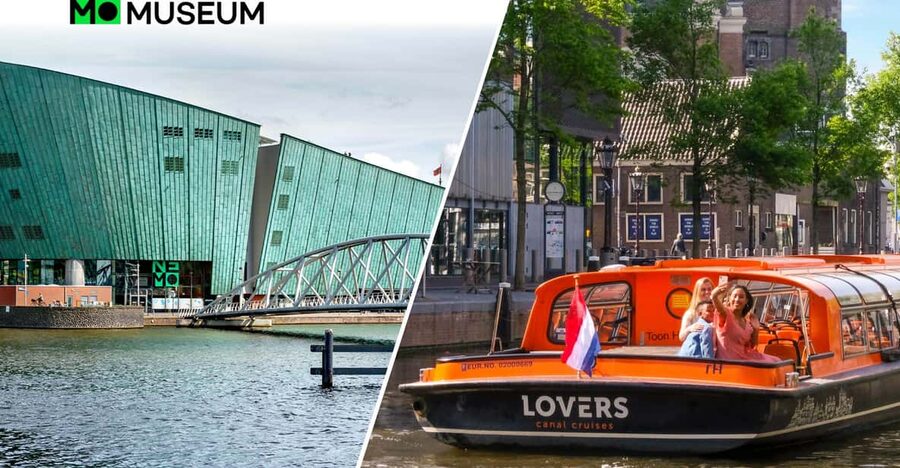 Amsterdam: 1-Hour Canal Cruise & NEMO Science Museum - The canal cruise: one hour of Amsterdam from the water