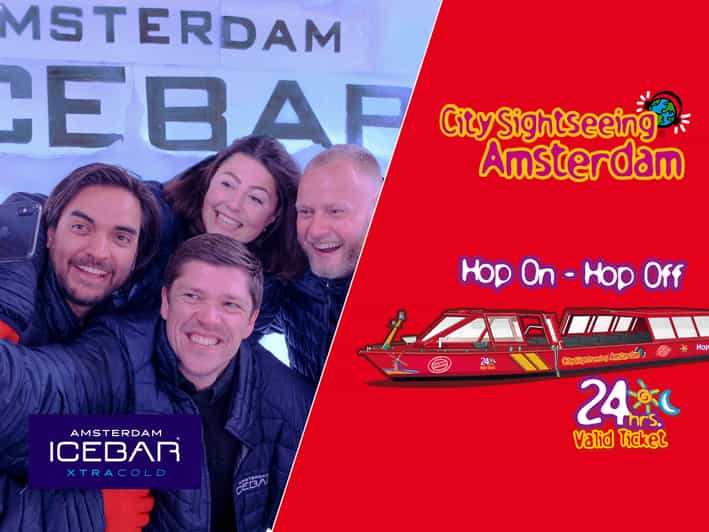 Amsterdam: 24-Hour Hop-On Hop-Off Boat and XtraCold Icebar - How the audio guide changes what you see