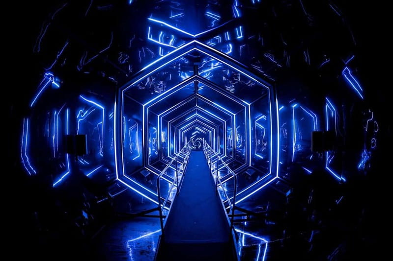 Amsterdam: AMAZE Immersive Audiovisual Experience Ticket - AMAZE in Amsterdam Westhaven, where the old nightclub becomes a light lab
