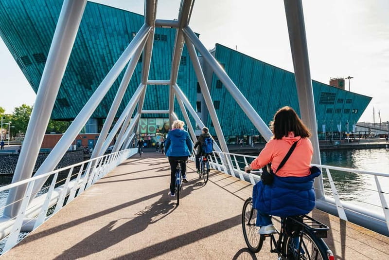 Amsterdam: Bike Tour with Optional Cruise in Small-Group - Museumplein, Vondelpark, and the museum district feel