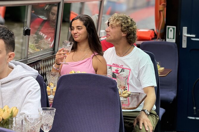 Amsterdam Cheese and Wine Canal Cruise - Anne Frank House on Prinsengracht #263, Plus Westerkerk’s 87-Meter Tower