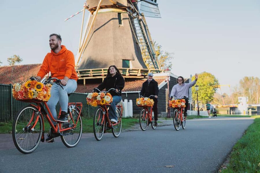 Amsterdam: Cheese, Windmill & Countryside Bike Tour - The farm visit: cheese, milk, and animals up close