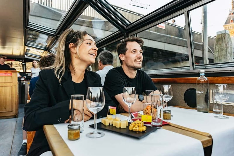 Amsterdam: Cheese & Wine Cruise Tasting Experience - Damrak Pier 5: the easy start near Amsterdam Centraal