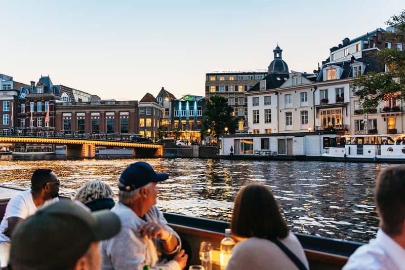 Amsterdam: Cheese & Wine Cruise Tasting Experience - Skinny Bridge (Magere Brug) and the landmark you will recognize instantly
