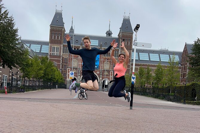 Amsterdam city center run tour - Red Light District and Anne Frank House: history in motion, photo judgment needed