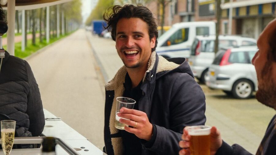 Amsterdam: Dutch Beer Bike Blast Tour with Onboard Bar - Getting On at Rhoneweg 1 and Knowing Your Bike Capacity
