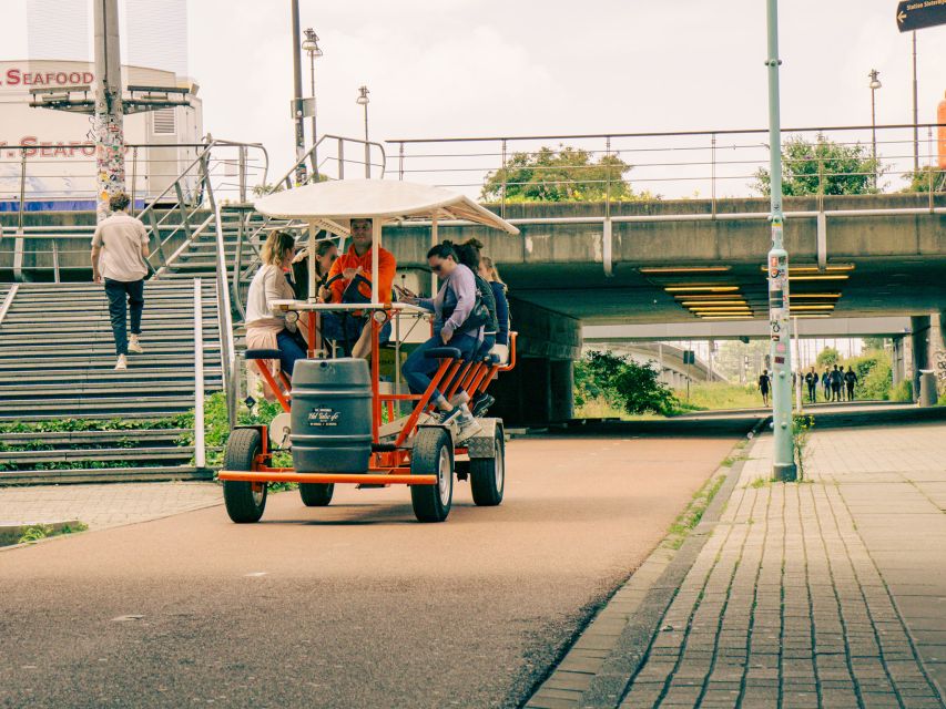 Amsterdam: Dutch Beer Bike Blast Tour with Onboard Bar - 65 Minutes Through Sloterdijk: Cycling Past Industrial Amsterdam