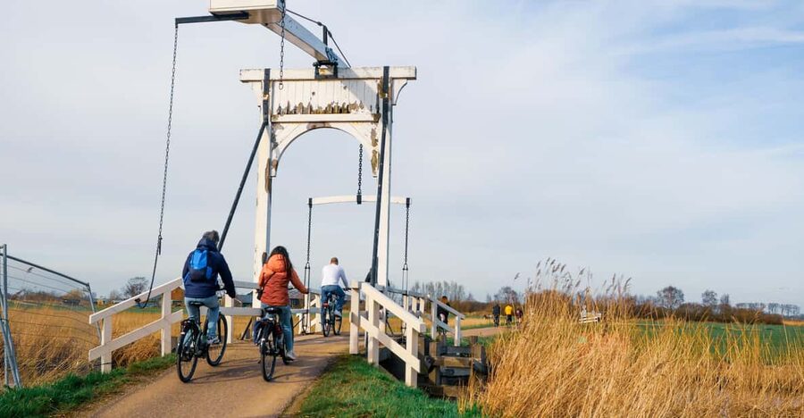 Amsterdam: Dutch Countryside E-Bike with Cheese & Clogs - Getting out of Amsterdam fast, with an IJ ferry in the middle
