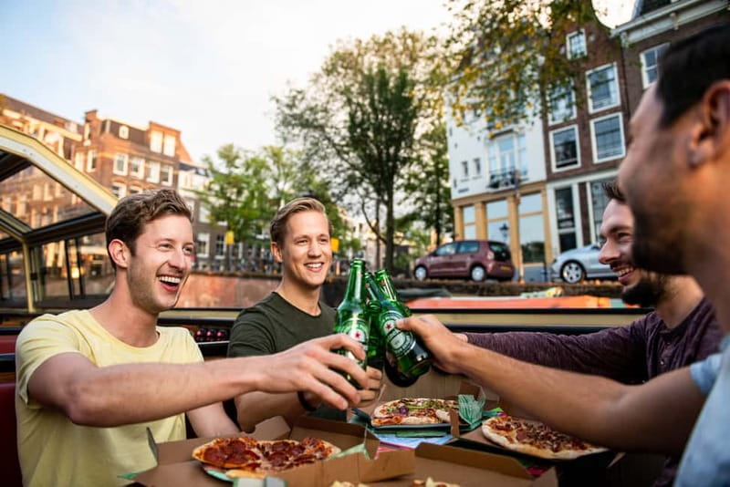 Amsterdam: Evening Pizza Cruise Along the Canals - Pizza choices: what you can order before the boat even moves