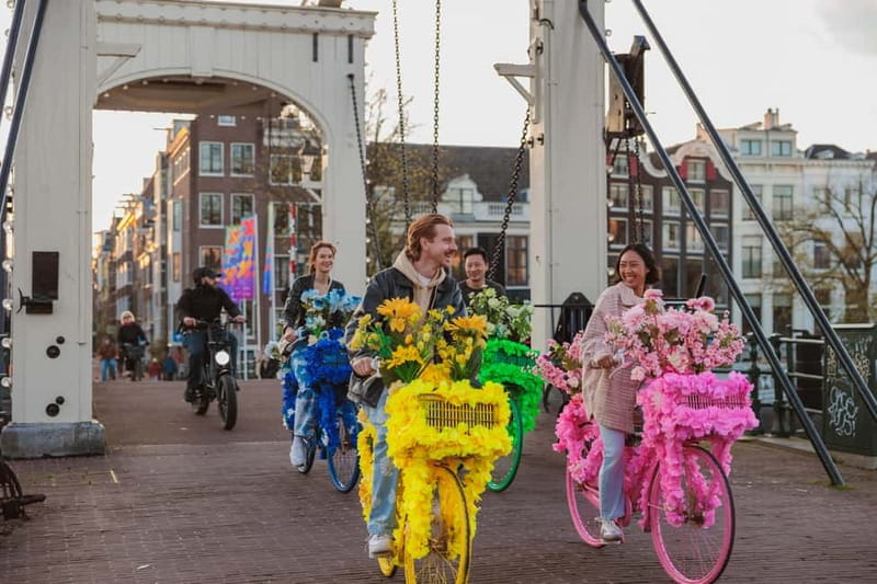 Amsterdam: Explore Canals, Guided Tour on Flower Bikes - Key highlights you should know