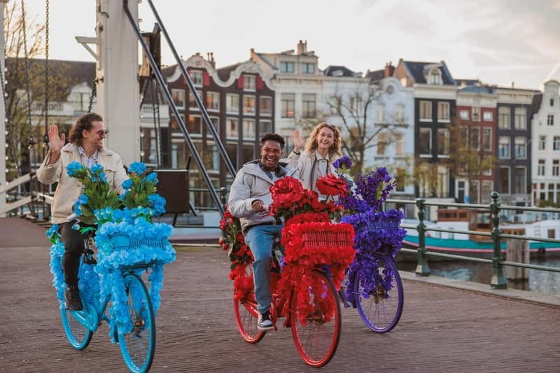 Amsterdam: Explore Canals, Guided Tour on Flower Bikes - Flower Bikes make Amsterdam feel like a story