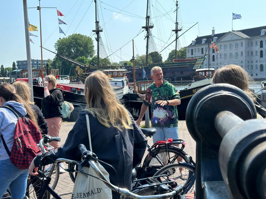 Amsterdam: Explore the City Highlights by Bike - Anne Frank House exterior stop and the surrounding landmarks