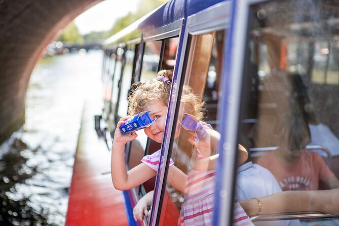 Amsterdam Family-Friendly Canal Cruise with Snackbox Option - Cruising the Amstel river: the moment the route turns from canals to river views
