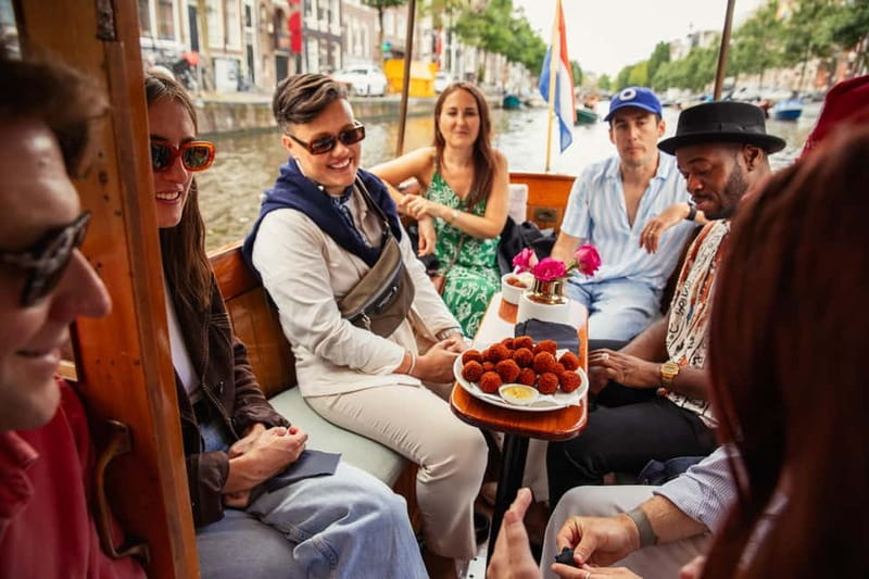 Amsterdam: Food and Canal Tour - Key highlights you will feel right away