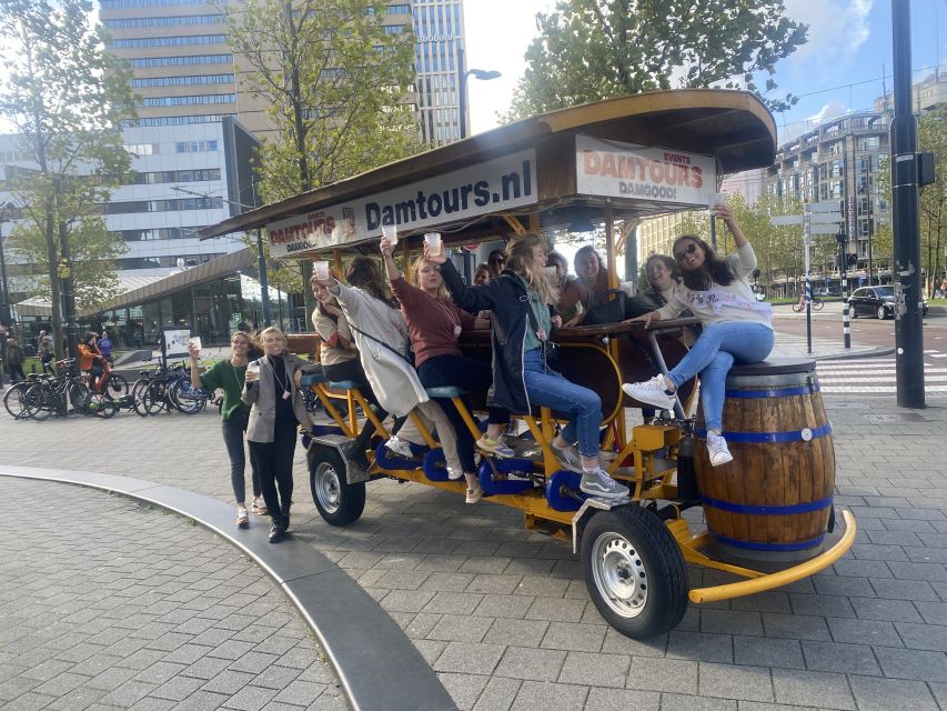 Amsterdam: Guided Beer or Prosecco Bike Tour - Entering The Party Bike Loop: What This Tour Feels Like