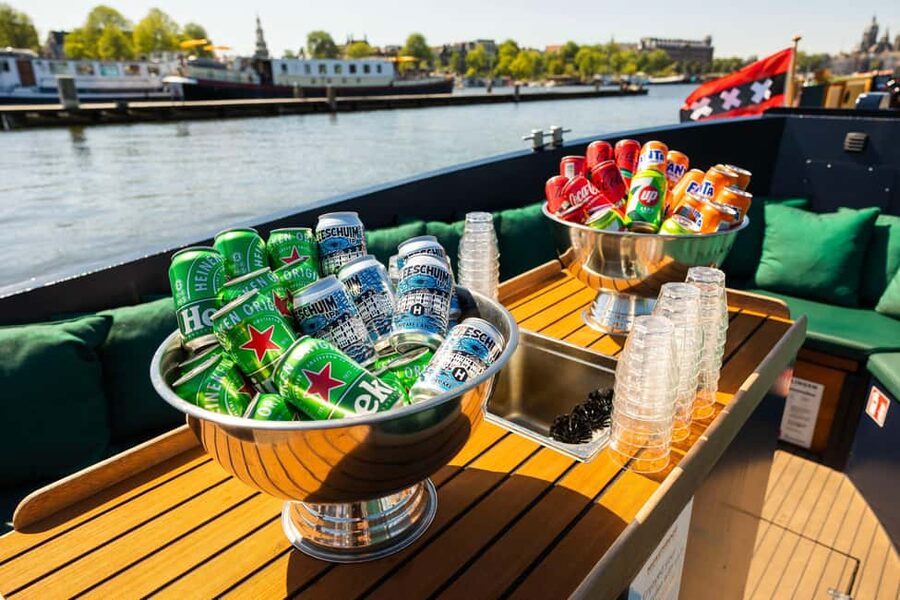 Amsterdam: Guided Open Boat Canal Cruise Including Drink - Meeting at Amsterdam Centraal, Then You’re Off the Same Way