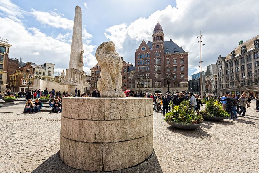 Amsterdam: Historic Walking Tour - The former main post office: how communication fueled growth