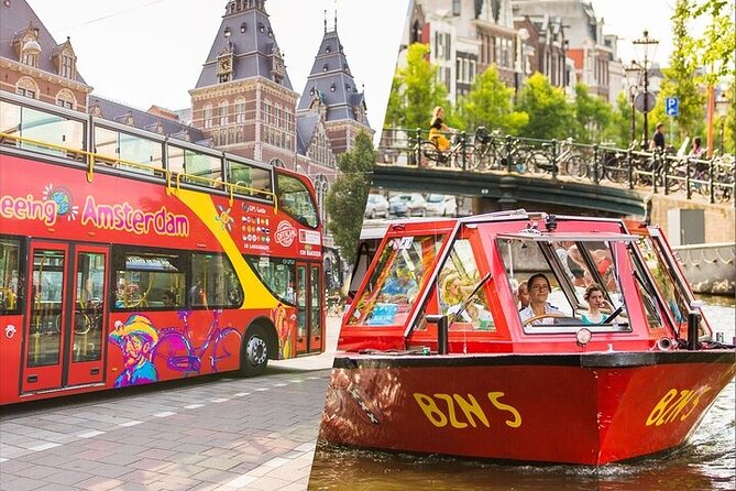 Amsterdam Hop-On Hop-Off 24h or 48h Bus and Boat Option - Buses vs boats: what each one does best