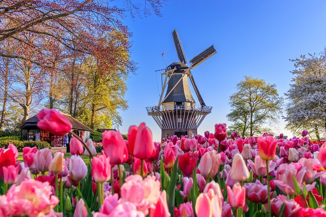 Amsterdam: Keukenhof, Zaanse Schans & Volendam Tour - Zaanse Schans windmills and clog-making, the Dutch way