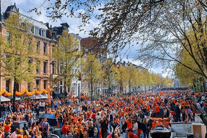 Amsterdam King’s Day Boat Party with Unlimited Drinks 2026 - Your 90 Minutes on Amsterdam Water (Piet Heinkade to Back Again)