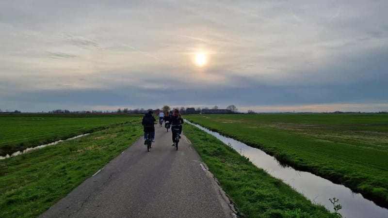 Amsterdam: Leisurely Windmill & Countryside Bike Ride - Ferry across the IJ: the quickest mood shift you will get