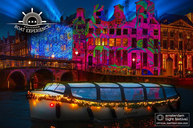 Amsterdam Light Festival: Canal Cruise + Bite & Unlimited Drinks - Food and drinks: the bite, the upgrade, and how to decide