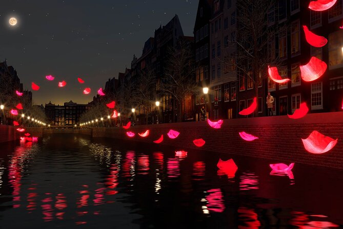 Amsterdam Light Festival: Canal Cruise + Bite & Unlimited Drinks - Onboard storytelling: how the light artworks and artists come alive