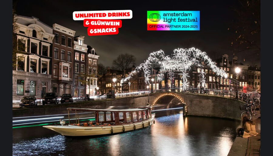 Amsterdam: Light Festival Heated Cruise with Drinks Option - Where You Meet by Sea Palace Near Amsterdam Central