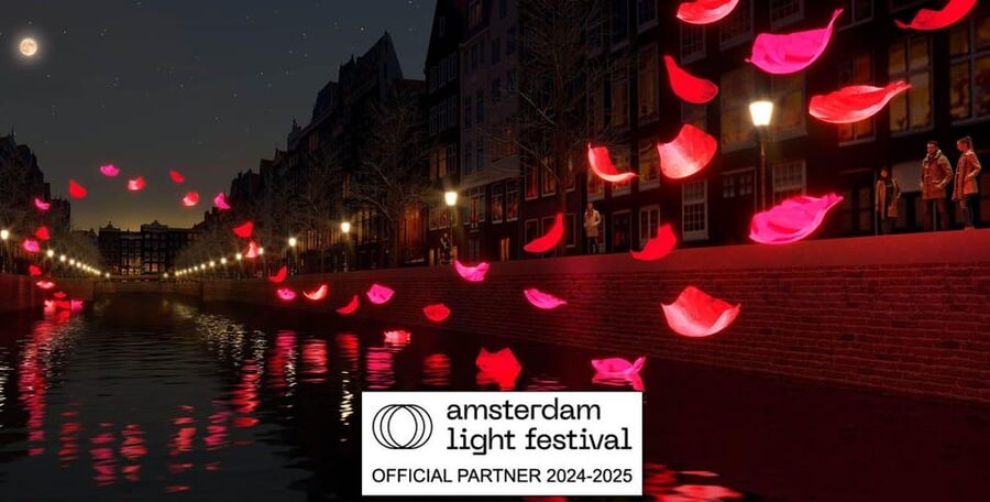 Amsterdam Light Festival Live Commentary & Optional Drinks - Entering Amsterdam Light Festival mode from Badhuisweg 4