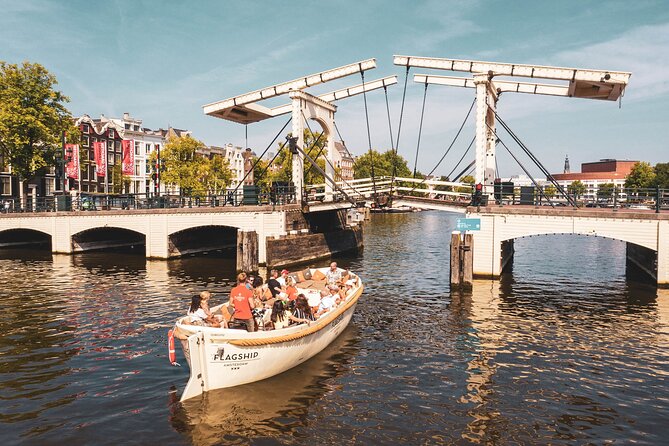 Amsterdam Luxury Canal Cruise + Unlimited Drinks & Bites option - The Bridge of 15 Bridges: the rare photo win