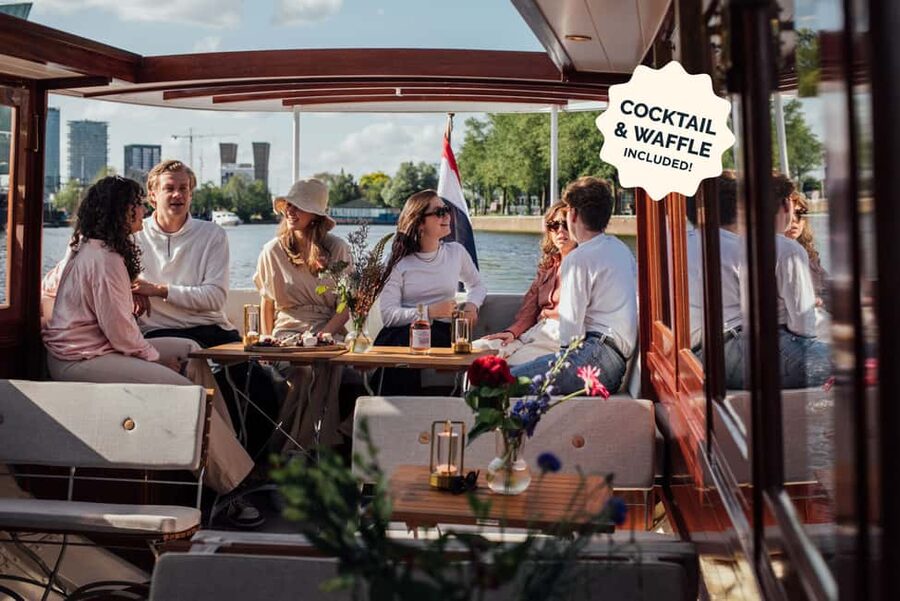 Amsterdam: Luxury Cruise Unlimited Cocktails & Snacks Option - Key things you will notice onboard