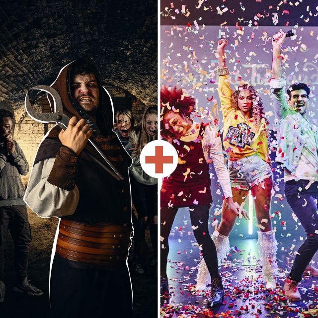 Amsterdam: Madame Tussauds & Amsterdam Dungeon Combo Ticket - Dam Square to Rokin 78: the easy route for a 2.5 hour visit