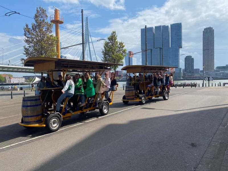 Amsterdam: MIXED - Beer & Bubbles Bike Tour - Weather: Rain and Wind Protection Is Built In