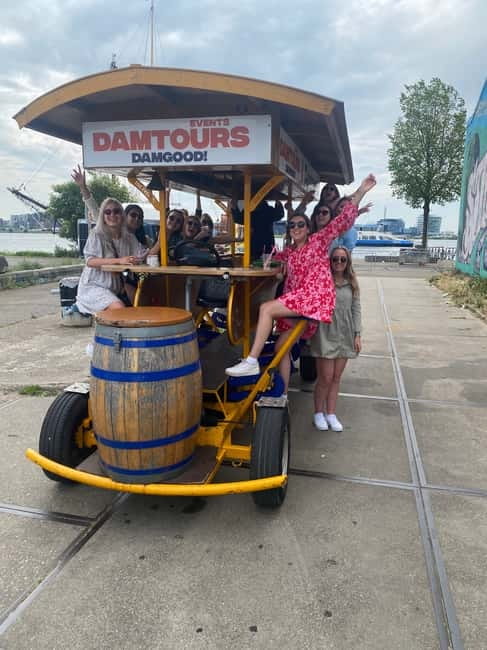 Amsterdam: MIXED - Beer & Bubbles Bike Tour - What the Route Feels Like: Industrial Outskirts vs Classic Sights
