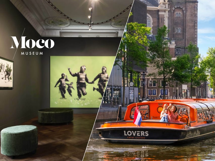 Amsterdam: Moco Museum Entry Ticket and Canal Cruise - Key Takeaways