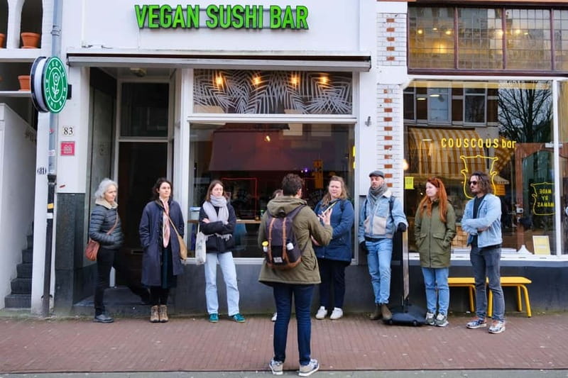 Amsterdam Old-West Vegan Food Tour with Local Guide - Outdoor Format: Standing Outside, Weather, and Staying Comfortable