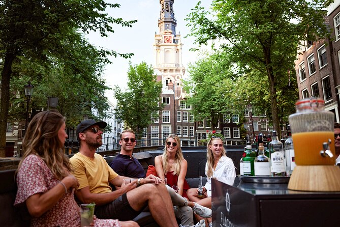 Amsterdam Private Boat Trip with Pizza and Unlimited Drinks - Anne Frank House area: history you can’t unsee
