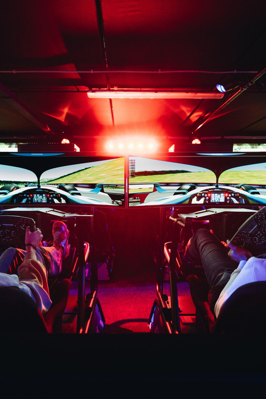 Amsterdam: Racing Experience at A'DAM VR Game Park (no VR) - How competition feels when up to 14 people join the race