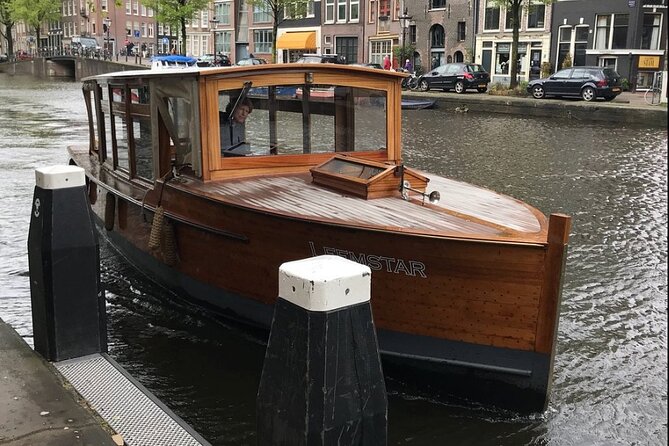 Amsterdam small-group canal cruise in 1920s saloon boat - Price and value: what $72 buys you on this kind of boat