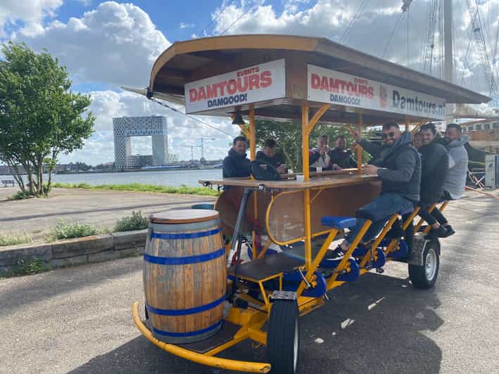 Amsterdam: The Original BUBBLES & BIKE Private Prosecco Tour - Where You Meet: Under the Viaduct Near Rhôneweg 1
