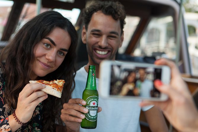 Amsterdam The Original Pizza Cruise with Unlimited Drinks - The canal route you will glide past: Centraal Station, Jordaan, and UNESCO canals