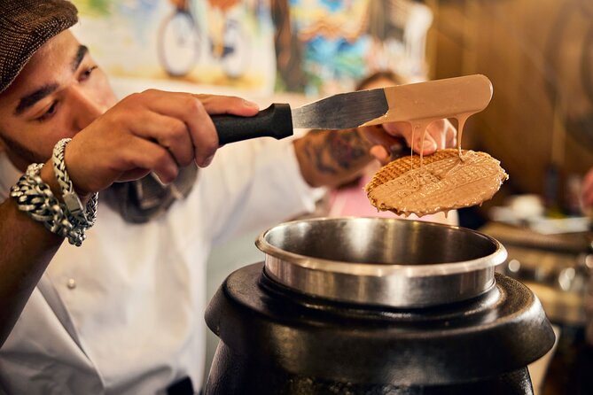 Amsterdam: Traditional Dutch Syrup Waffle Making Workshop - What You Make in 45 Minutes, XL Size Included