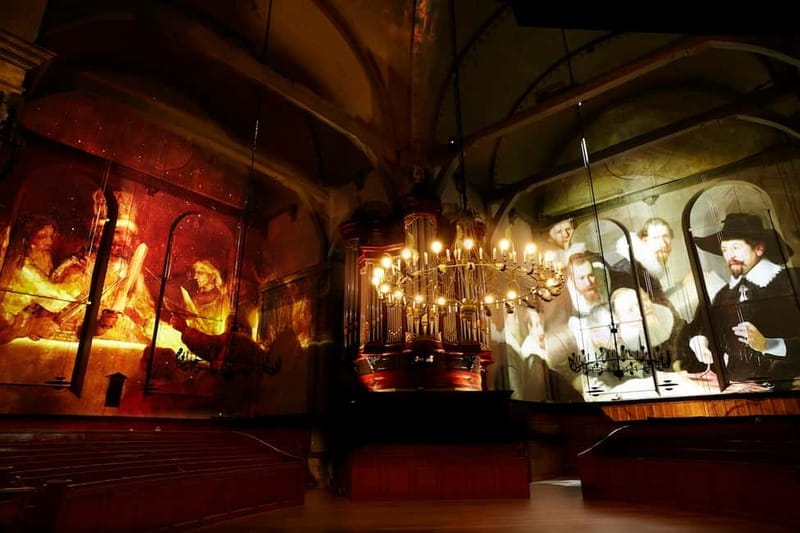 Amsterdam: Van Gogh and Rembrandt Immersive Experience Entry - Entering the Noorderkerk: where the art actually lives