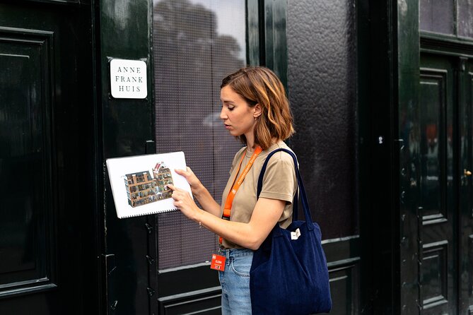 Anne Frank and Jewish Quarter Amsterdam Private Walking Tour - Anne Frank House from outside: smart orientation, not admission