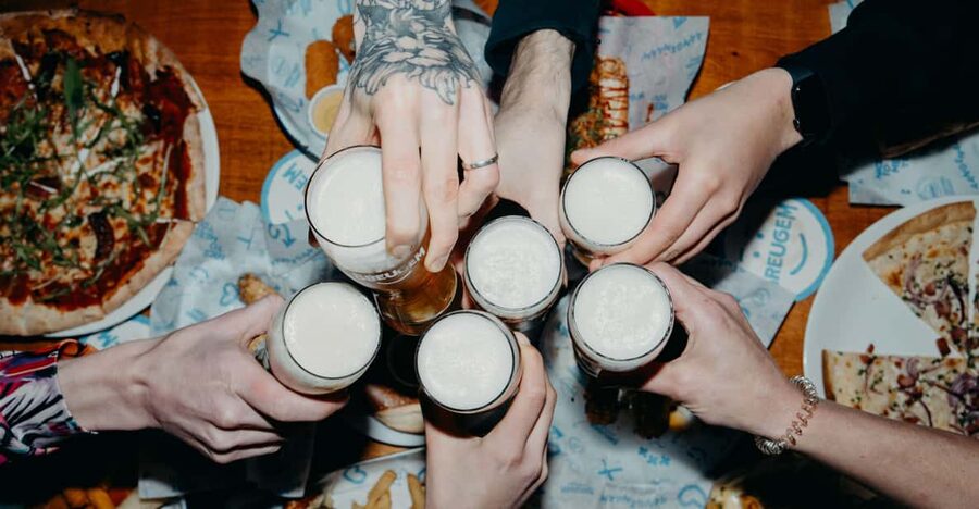 Breugem Brewery: Beer tasting - Your tasting set: four beers, water to neutralise, and nuts