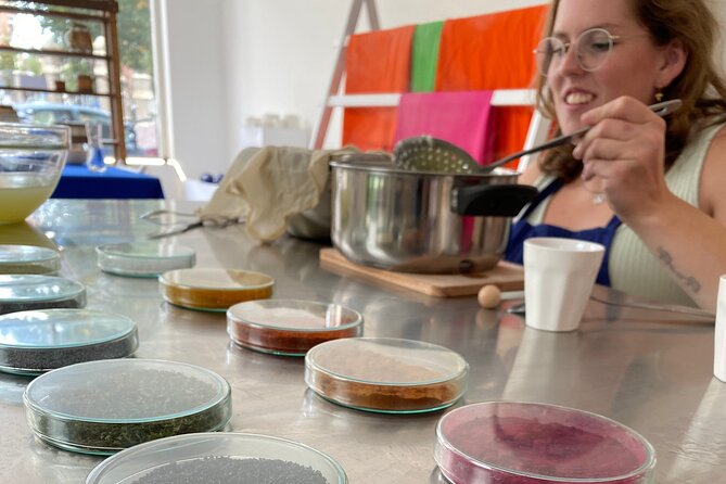 Cheese making workshop next to De Hallen, heart of Amsterdam - Inside the studio: ingredients included, learning front and center