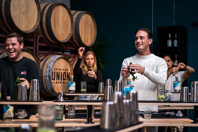 Cocktail workshop @ Spirited Union Rum Co. (Amsterdam) - The George factor: fun quiz energy without losing control