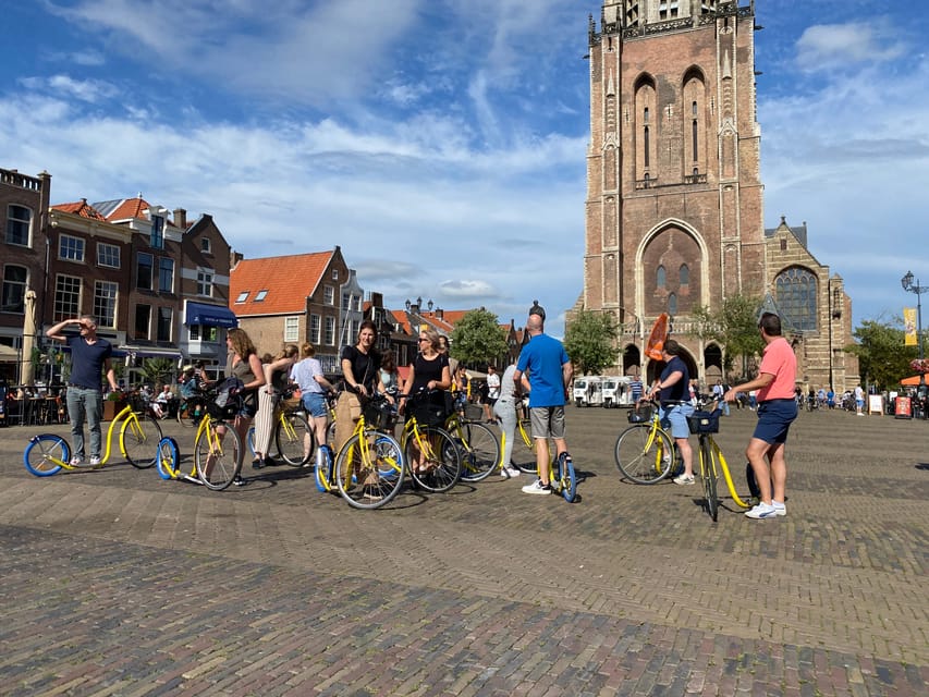 Delft - Step/scootertour in and around the city - Markt, New Church, and Town Hall, The Delft Postcard Moment Done Right