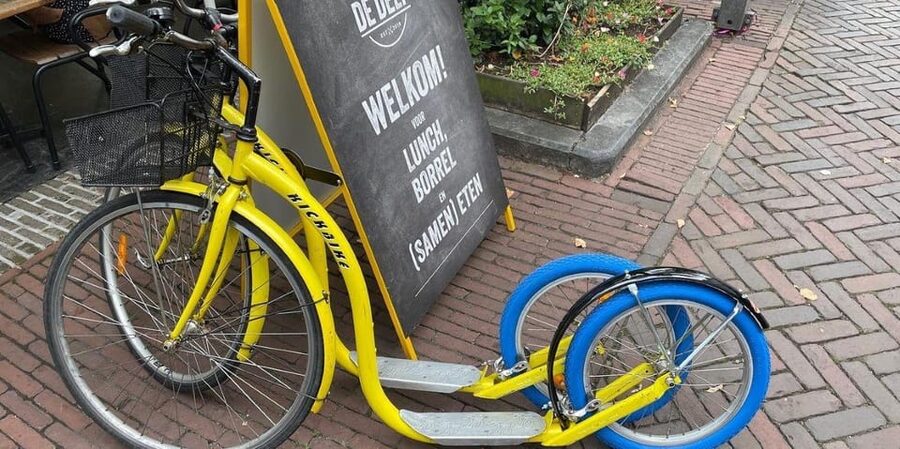 Delft - Step/scootertour in and around the city - Old Church and Its Leaning Tower, A Small Stop With Big Personality
